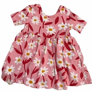 Hannah Anderson pink floral dress size 18-24 months girls dress EUC